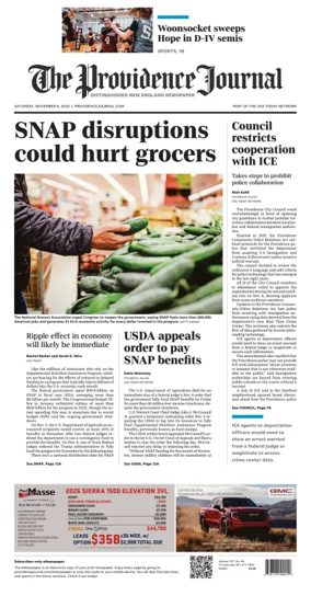 Cover of The Providence Journal