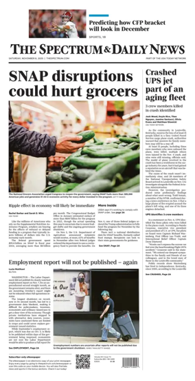 Cover of The Spectrum & Daily News