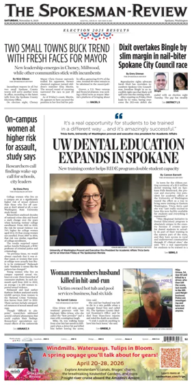 Cover of The Spokesman-Review (Spokane)