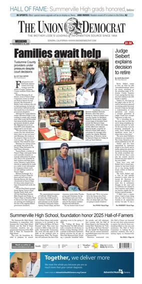 Cover of The Union Democrat