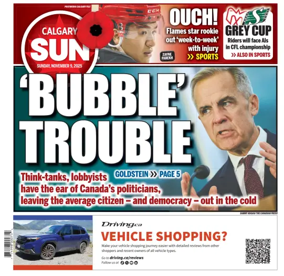 Cover of Calgary Sun