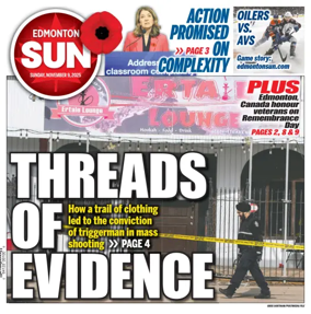 Cover of Edmonton Sun