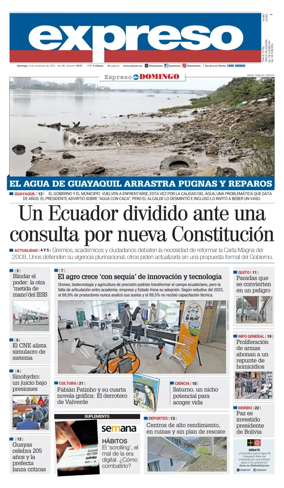 Cover of Diario Expreso