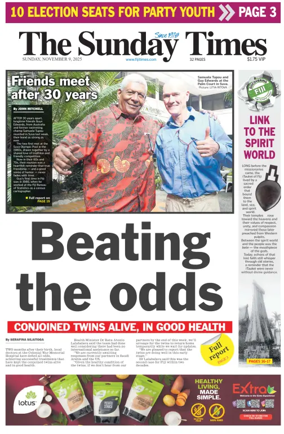 Cover of The Fiji Times