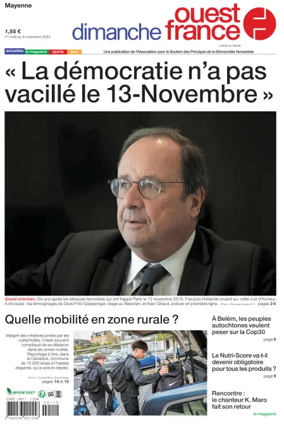 Cover of Dimanche Ouest France (Mayenne)