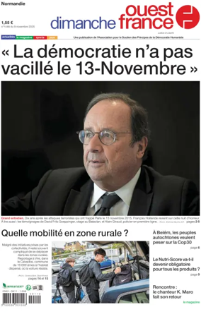 Cover of Dimanche Ouest France (Normandie)