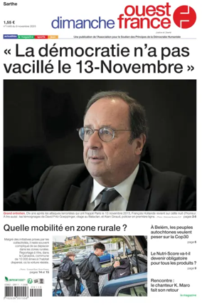 Cover of Dimanche Ouest France (Sarthe)