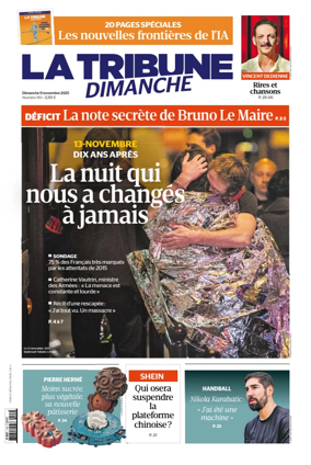 Cover of La Tribune Dimanche (France)