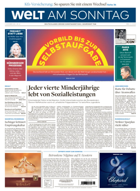 Cover of Welt am Sonntag