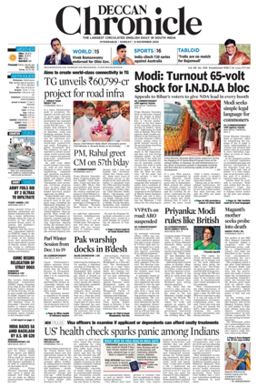 Cover of Deccan Chronicle