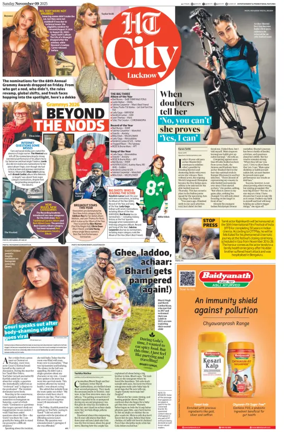 Cover of Hindustan Times (Lucknow) - Live