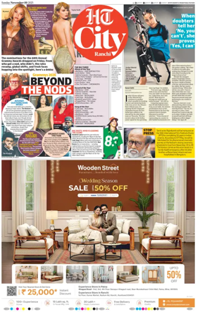 Cover of Hindustan Times (Ranchi) - Live