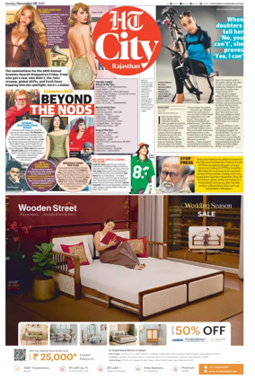 Cover of Hindustan Times (Jaipur) - City