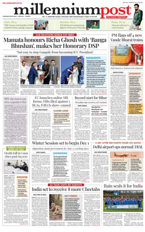 Cover of Millennium Post (Kolkata)
