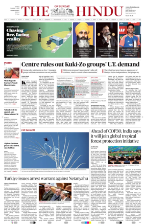 Cover of The Hindu - International