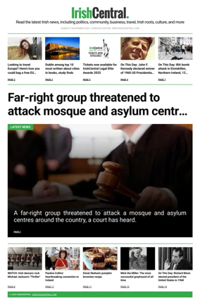 Cover of Irish Central