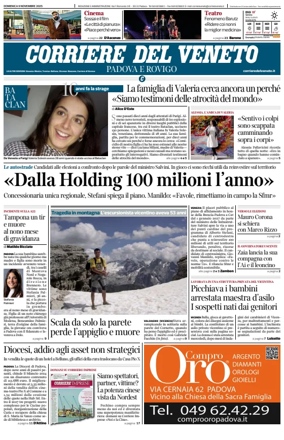 Cover of Corriere del Veneto (Padova e Rovigo)