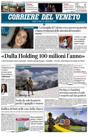Cover of Corriere del Veneto (Treviso e Belluno)