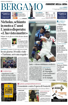 Cover of Corriere della Sera (Bergamo)