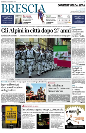 Cover of Corriere della Sera (Brescia)