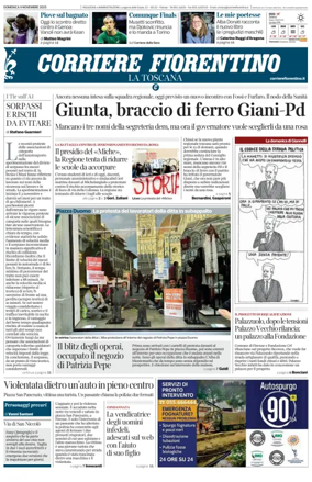 Cover of Corriere Fiorentino