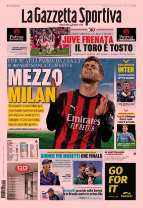 Cover of La Gazzetta dello Sport - Lombardia