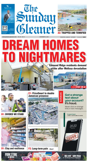 Cover of Jamaica Gleaner