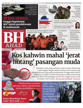 Cover of Berita Harian