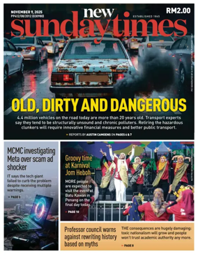 Cover of New Straits Times