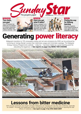 Cover of The Star Malaysia