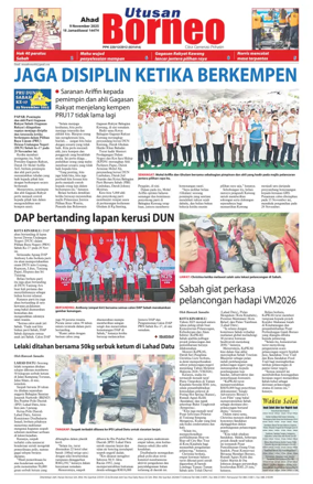 Cover of Utusan Borneo (Sabah)