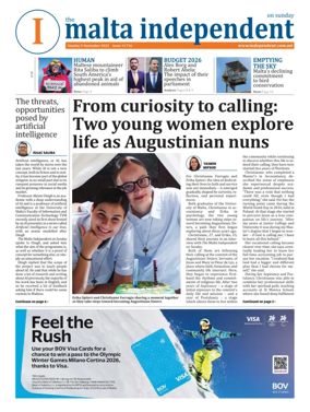 Cover of The Malta Independent on Sunday
