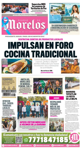 Cover of Diario de Morelos