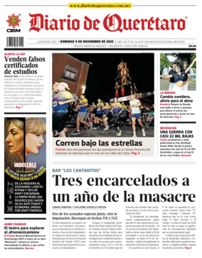 Cover of Diario de Queretaro
