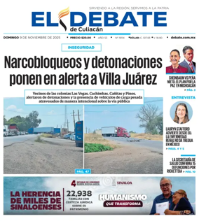 Cover of El Debate de Culiacán