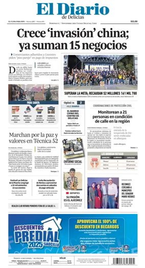 Cover of El Diario de Delicias