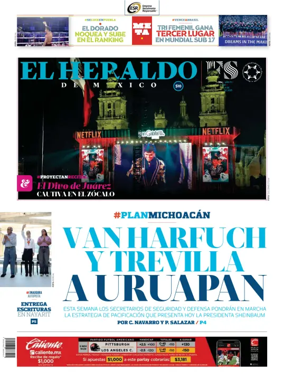 Cover of El Heraldo de Mexico
