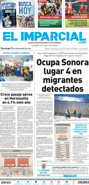 Cover of El Imparcial