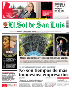 Cover of El Sol de San Luis Potosi