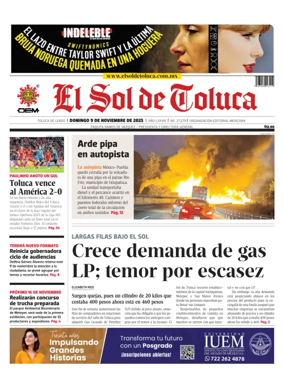 Cover of El Sol de Toluca