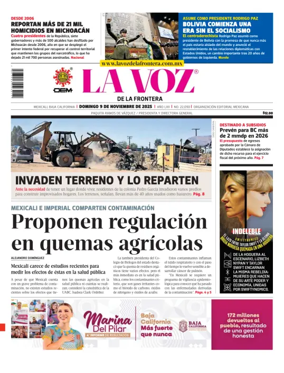 Cover of La Voz de la Frontera