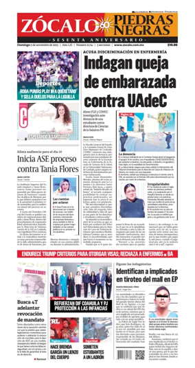 Cover of Zócalo Piedras Negras