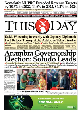 Cover of THISDAY