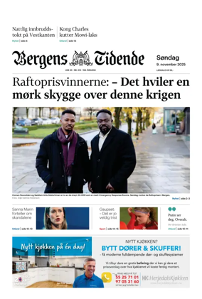 Cover of Bergens Tidende