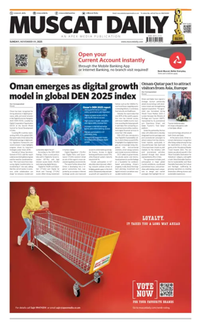 Cover of Muscat Daily