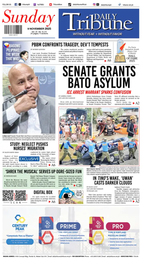 Cover of Daily Tribune (Philippines)
