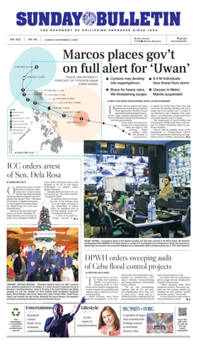 Cover of Manila Bulletin