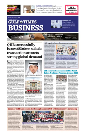 Cover of Gulf Times Business