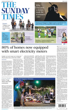 Cover of The Straits Times