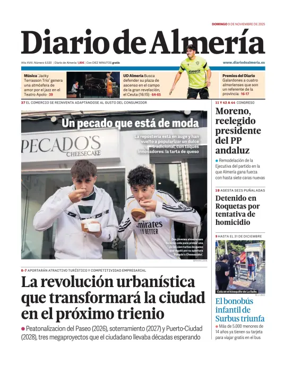 Cover of Diario de Almeria